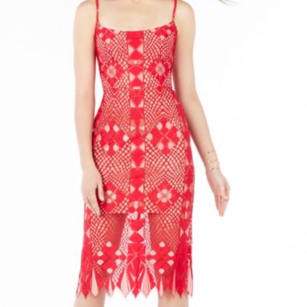 Bcbg midi cocktail dress